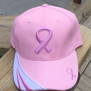 Pink breast cancer hats